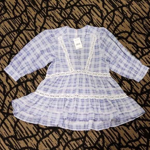 🔥SALE Free people time out lace tunic top - Picture 5 of 9